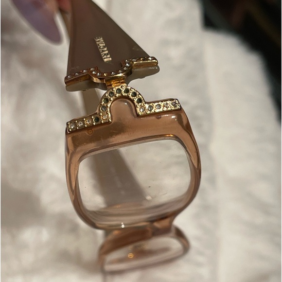 Bvrgari framer auténtico usados 841 51015 135 cuadrados con logo en los brazos - Picture 5 of 9